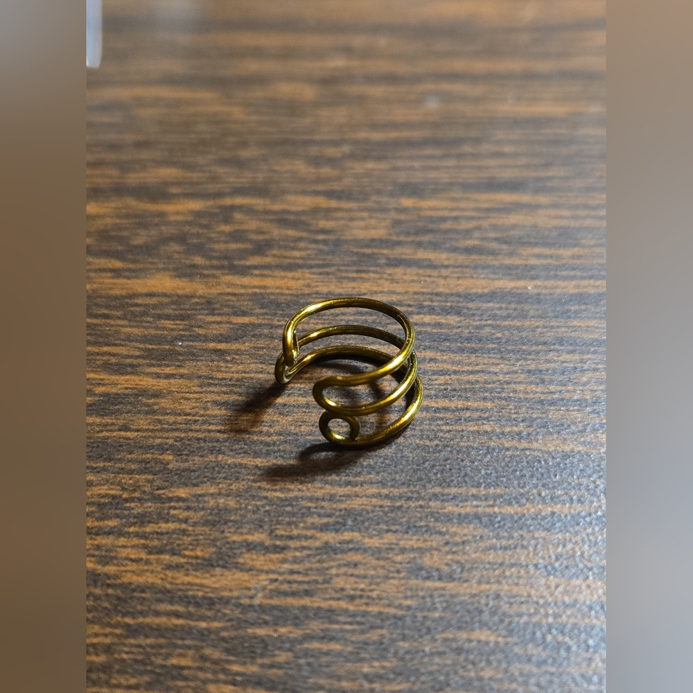 Handmade Elegant Unisex Triple Bar Ear Cuff For Either Ear - Picture 4 of 5